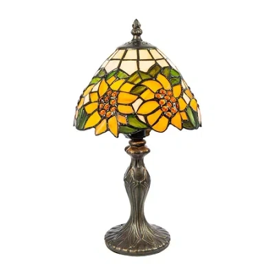 Dale Tiffany Hazel Desk Lamp In Multi