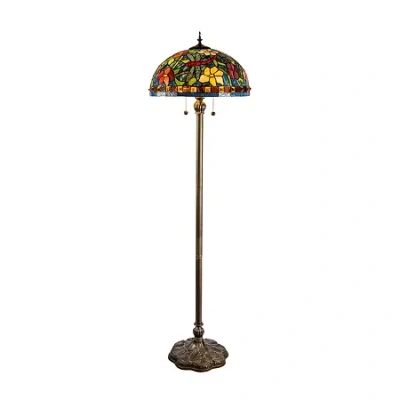 Dale Tiffany Jaffa Floor Lamp In Multi