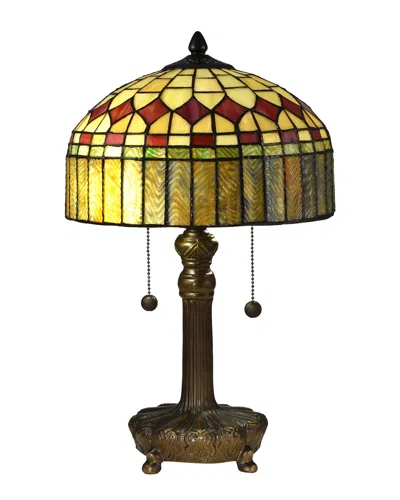 Dale Tiffany Mayor Island Table Lamp In Multi