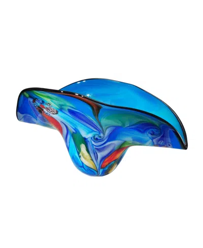 Dale Tiffany Metamorphic Bowl In Blue