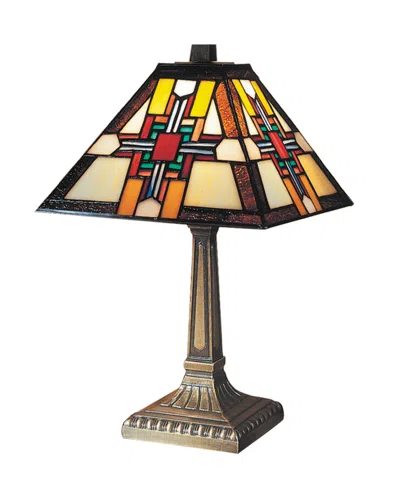 Dale Tiffany Morning Star Table Lamp In Multi
