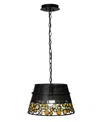 Dale Tiffany Pasqual Mesh Tiffany Pendant In Multi
