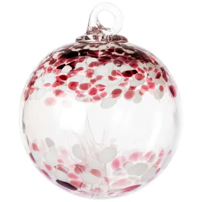 Dale Tiffany Rainbow Tree Of Life Enchanted 8" Hand Blown Glass Ornament In Transparent