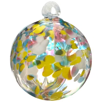 Dale Tiffany Rainbow Tree Of Life Spring 6" Hand Blown Glass Ornament