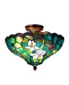 Dale Tiffany Savannah Flush Mount In Multi