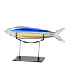 Dale Tiffany Shark Fish Figurine In Green