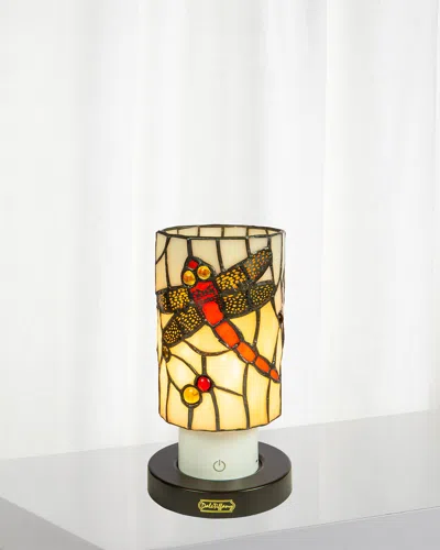 Dale Tiffany Tiffany Mosaic 8.5" Rechargeable Wireless Accent Lamp In Multi