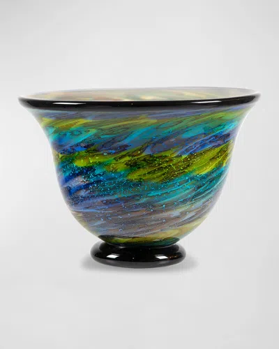 Dale Tiffany Under The Sea Art Glass Bowl In Multi