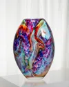 DALE TIFFANY VILLA CUZZANO ART GLASS VASE