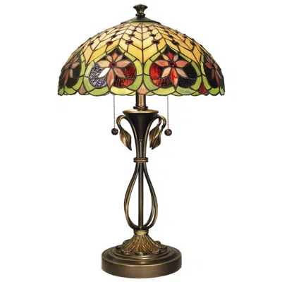 Dale Tiffany Vine Base Art Glass Table Lamp