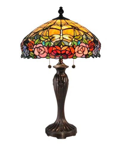 DALE TIFFANY ZENIA ROSE TABLE LAMP