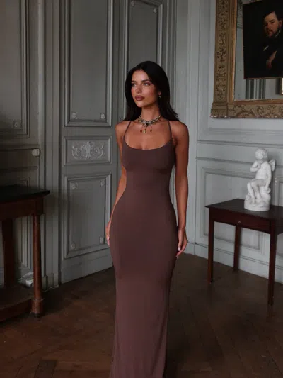 Outcast Gypsy Maxi Dress Chocolate In Brown