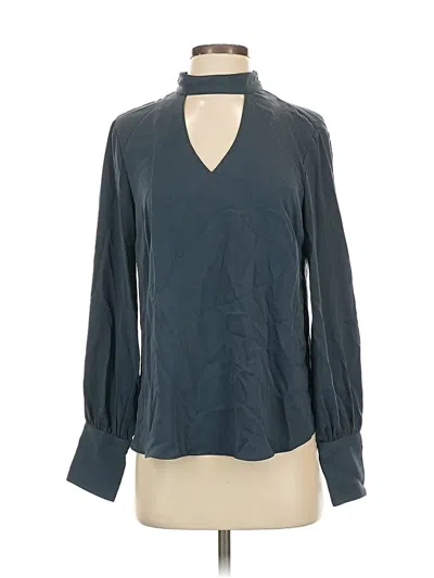 Pre-owned Dalia 3/4 Sleeve Blouse In Teal