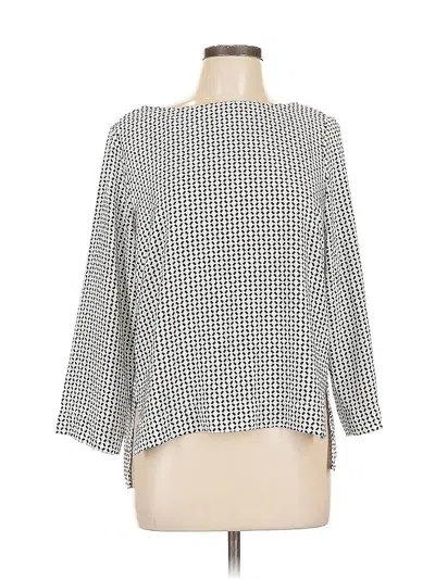 Pre-owned Dalia 3/4 Sleeve T-shirt In Silver