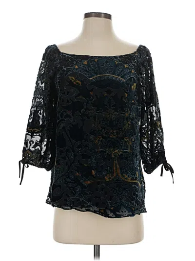 Pre-owned Dalia 3/4 Sleeve T-shirt In Black