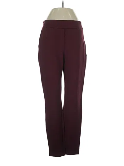 Pre-owned Dalia Casual Pants In Burgundy