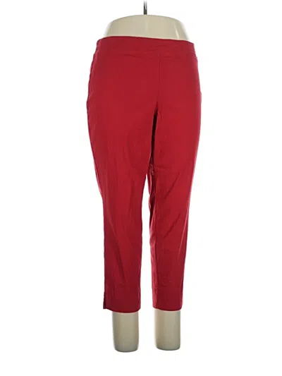 Pre-owned Dalia Casual Pants In Red