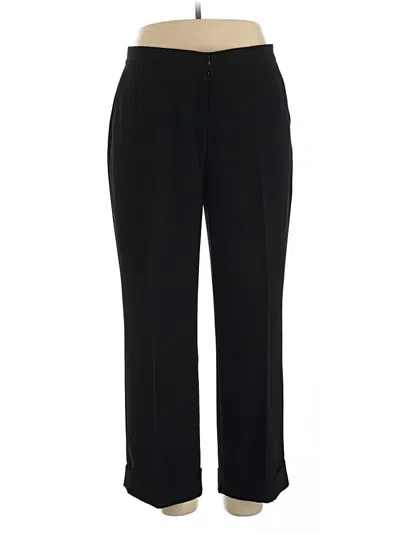 Pre-owned Dalia Collection Casual Pants In Black