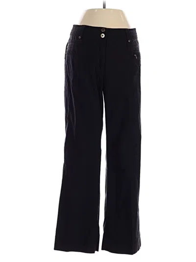 Pre-owned Dalia Collection Casual Pants In Black