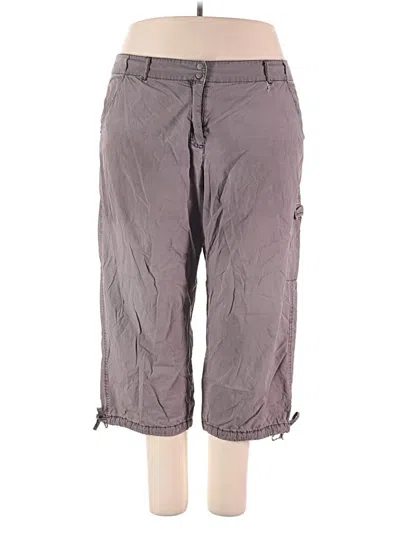 Pre-owned Dalia Collection Casual Pants In Gray