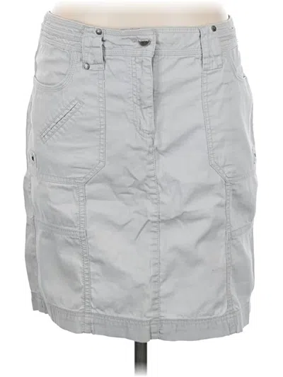 Pre-owned Dalia Collection Casual Skirt In Gray