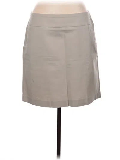Pre-owned Dalia Collection Casual Skirt In Tan