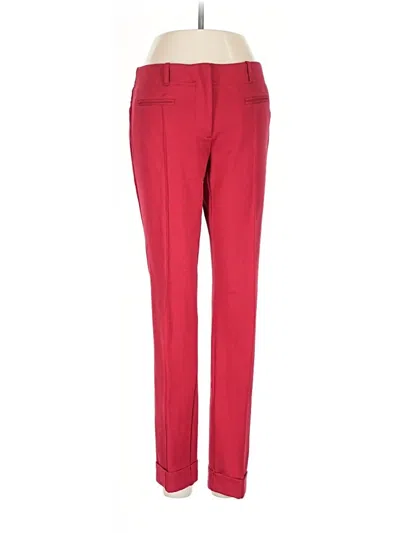 Pre-owned Dalia Collection Dress Pants In Red