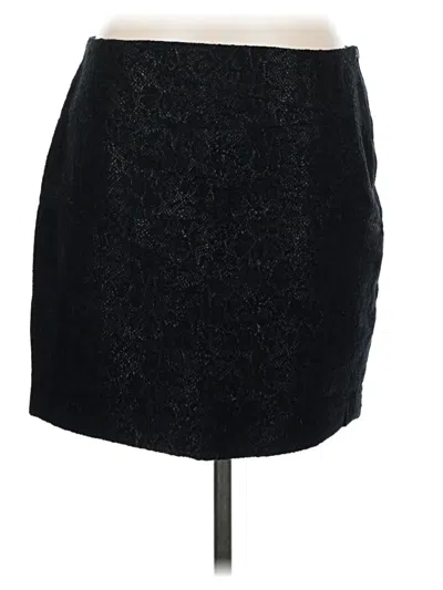 Pre-owned Dalia Collection Formal Skirt In Black