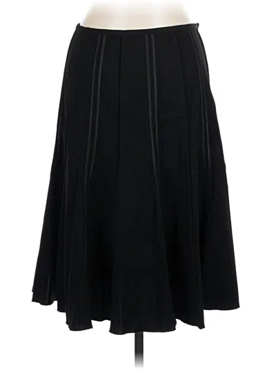 Pre-owned Dalia Collection Formal Skirt In Black
