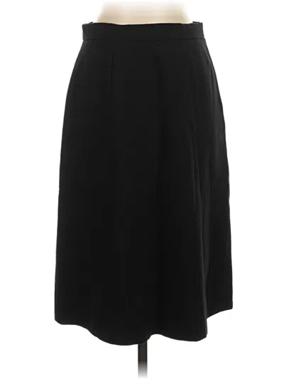 Pre-owned Dalia Collection Formal Skirt In Black