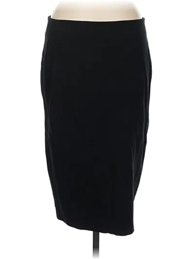 Pre-owned Dalia Collection Formal Skirt In Black