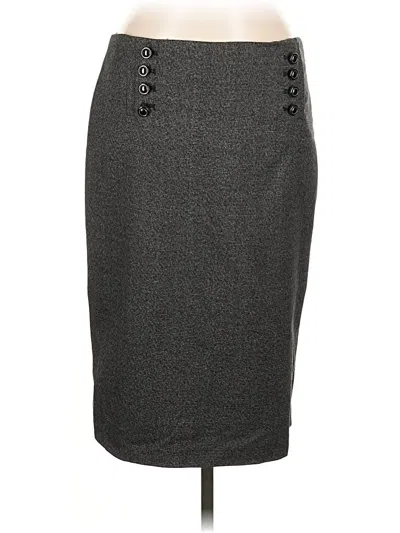 Pre-owned Dalia Collection Formal Skirt In Gray
