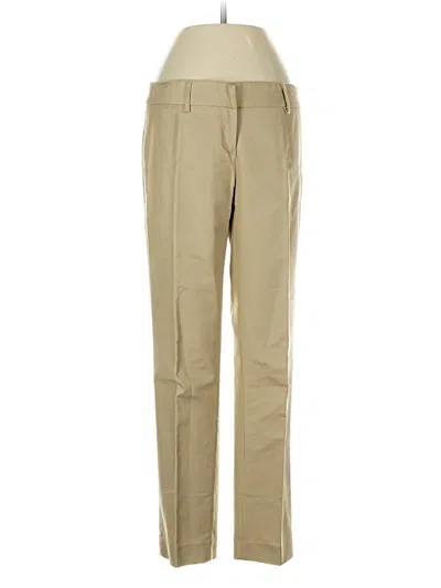 Pre-owned Dalia Collection Khaki Pant In Brown