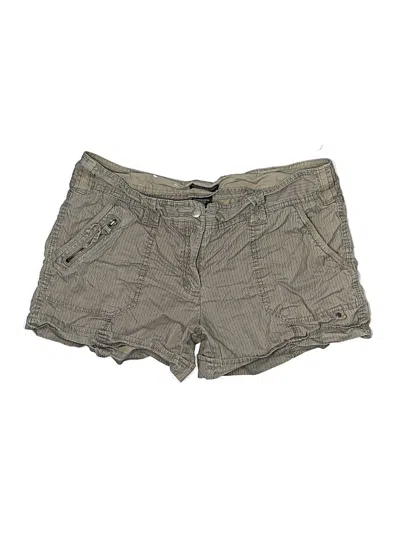 Pre-owned Dalia Collection Khaki Shorts In Gray