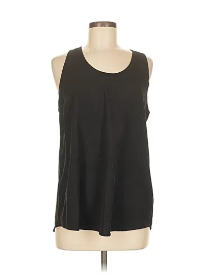 Pre-owned Dalia Collection Sleeveless Blouse In Black