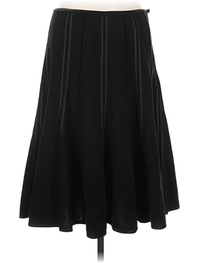 Pre-owned Dalia Formal Skirt In Black