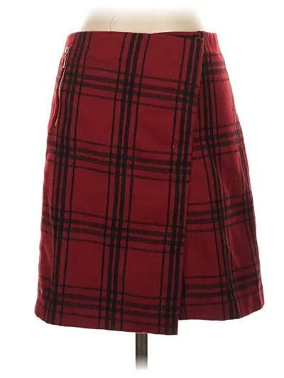 Pre-owned Dalia Formal Skirt In Red