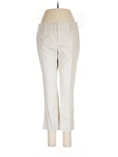 Pre-owned Dalia Khaki Pant In Ivory