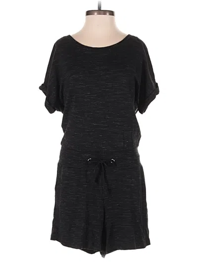 Pre-owned Dalia Romper In Black