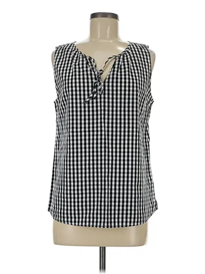Pre-owned Dalia Sleeveless Blouse In Black