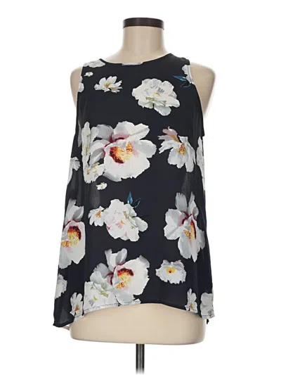 Pre-owned Dalia Sleeveless Blouse In Black