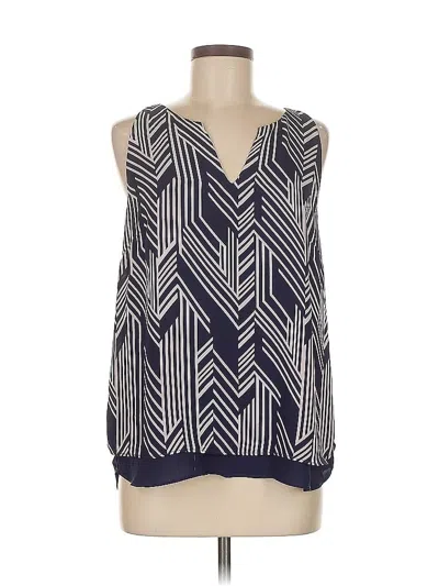 Pre-owned Dalia Sleeveless Blouse In Blue