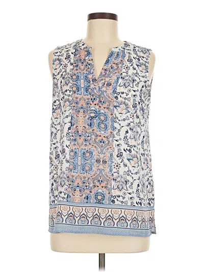 Pre-owned Dalia Sleeveless Blouse In Blue