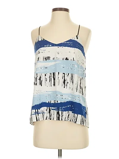 Pre-owned Dalia Sleeveless Blouse In Blue