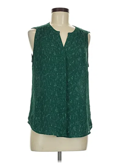 Pre-owned Dalia Sleeveless Blouse In Green