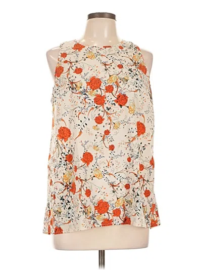 Pre-owned Dalia Sleeveless Blouse In Orange