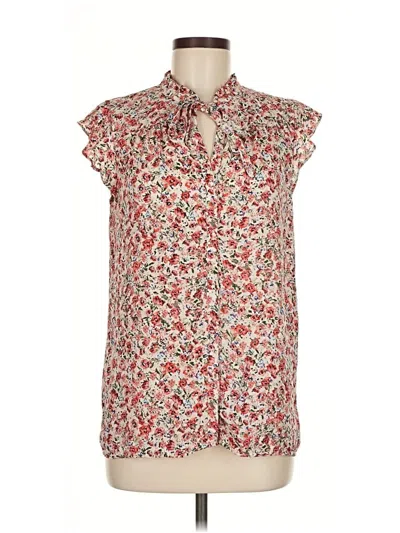Pre-owned Dalia Sleeveless Blouse In Red