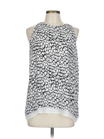 Pre-owned Dalia Sleeveless Blouse In Silver