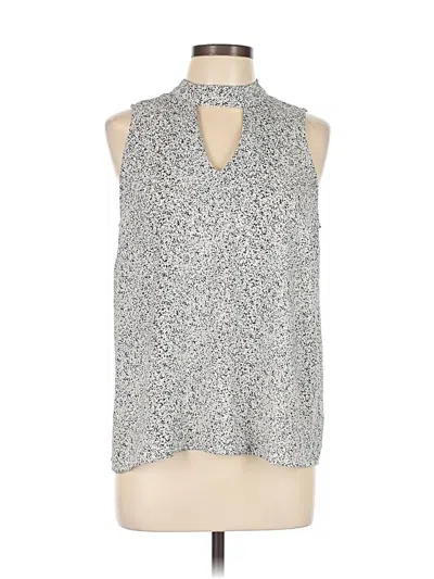 Pre-owned Dalia Sleeveless Blouse In Silver