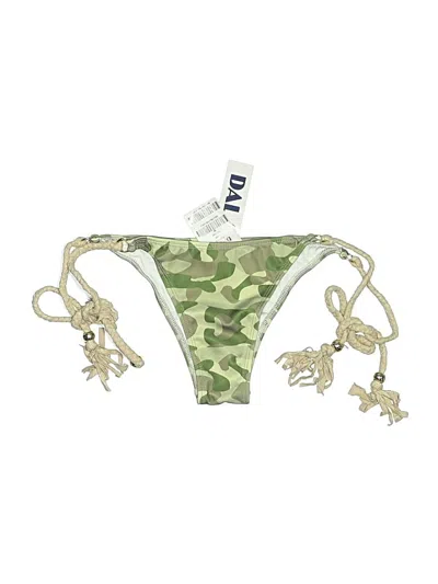 Pre-owned Dalia Swimsuit Bottoms In Green